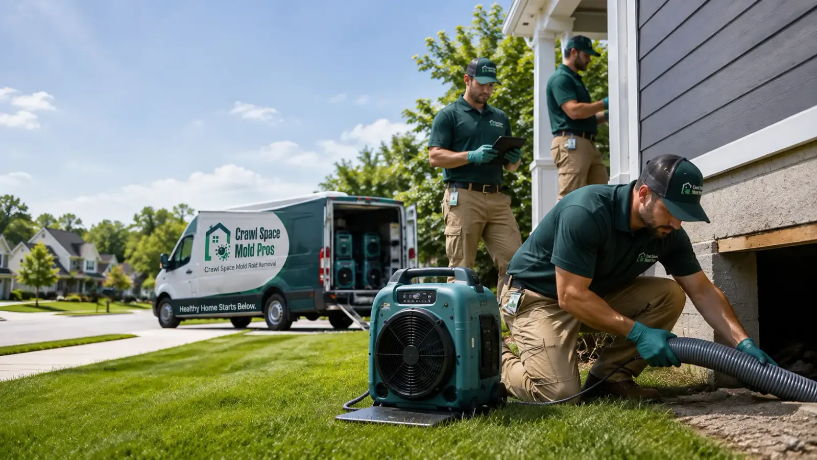 Crawl Space Mold Removal in Riverside, WA